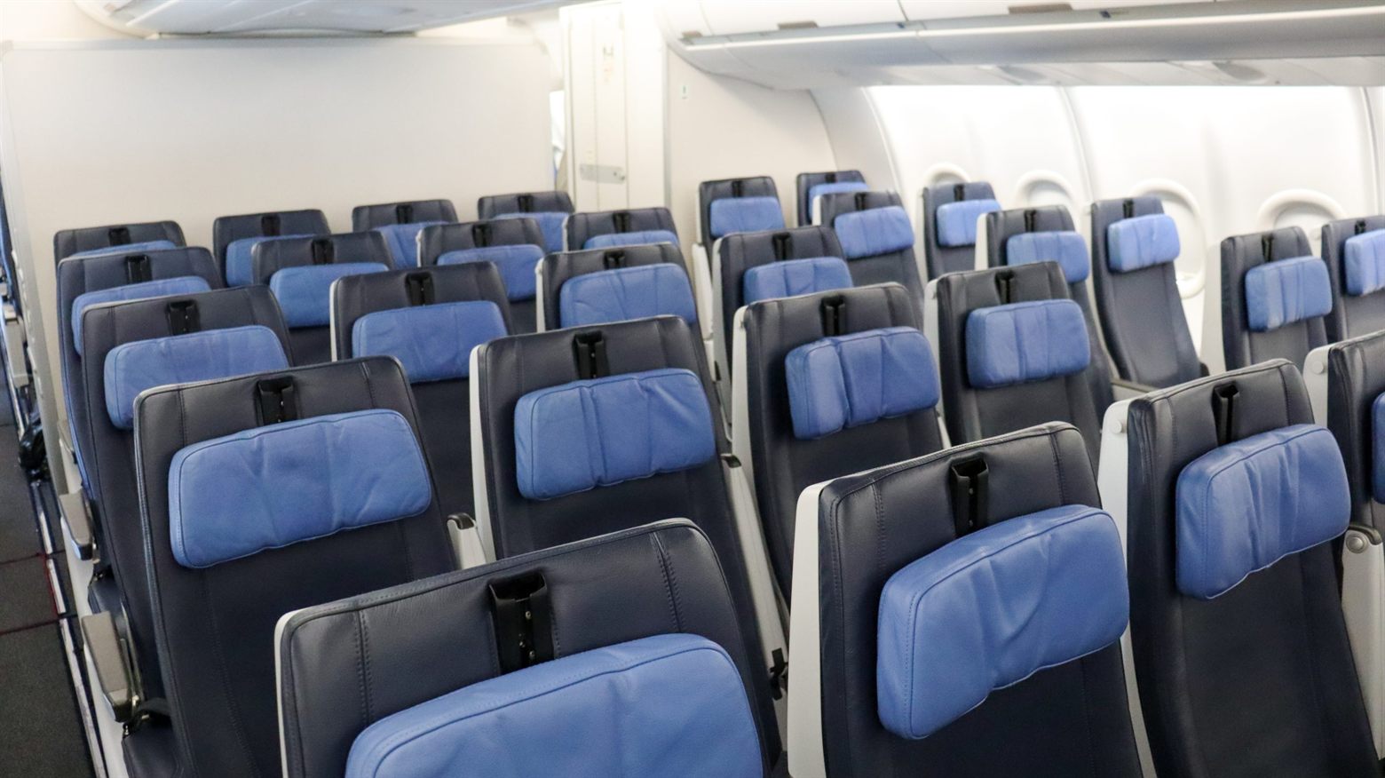 Clean and organized passenger cabin